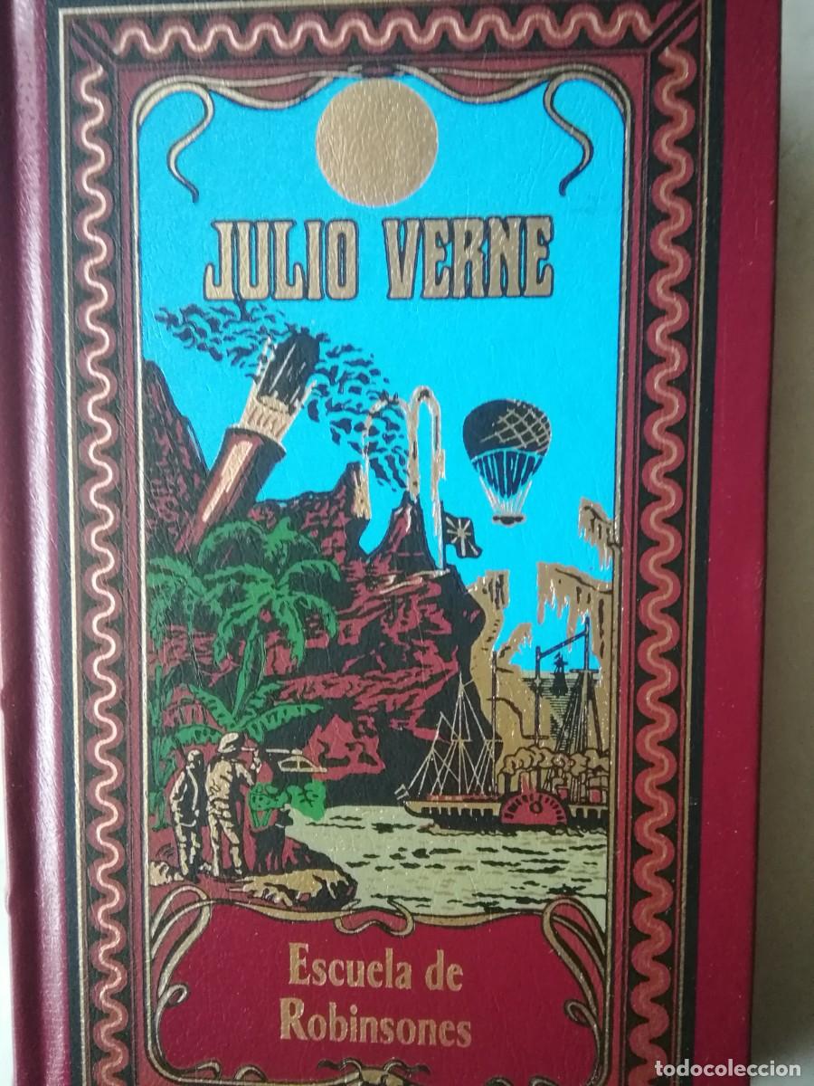 Libros de segunda mano: ESCUELA DE ROBINSONES- JULIO VERNE - Foto 1