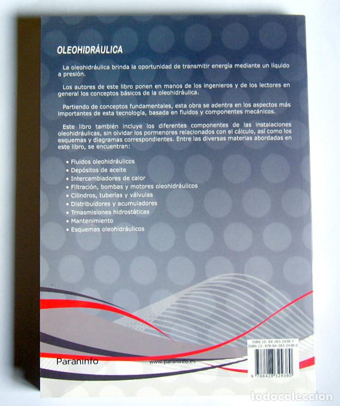 Libros de segunda mano: OLEOHIDRAULICA - CONCEPTOS BASICOS - E. CARNICERO ROYO Y C. MAINAR HASTA - EDIT. PARANINFO - Foto 5