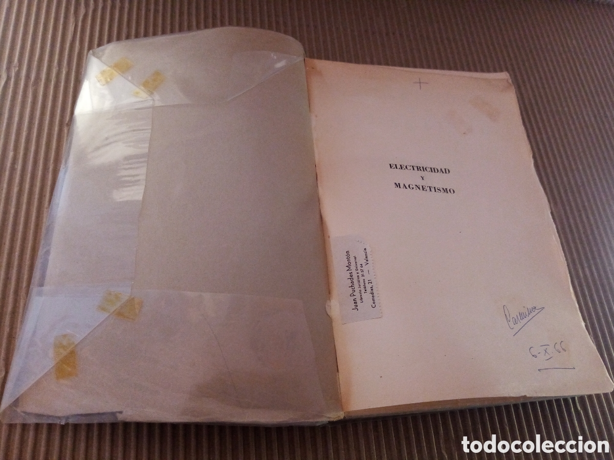 Libros de segunda mano: Electricidad y Magnetismo -Julio Palacios- - Foto 3