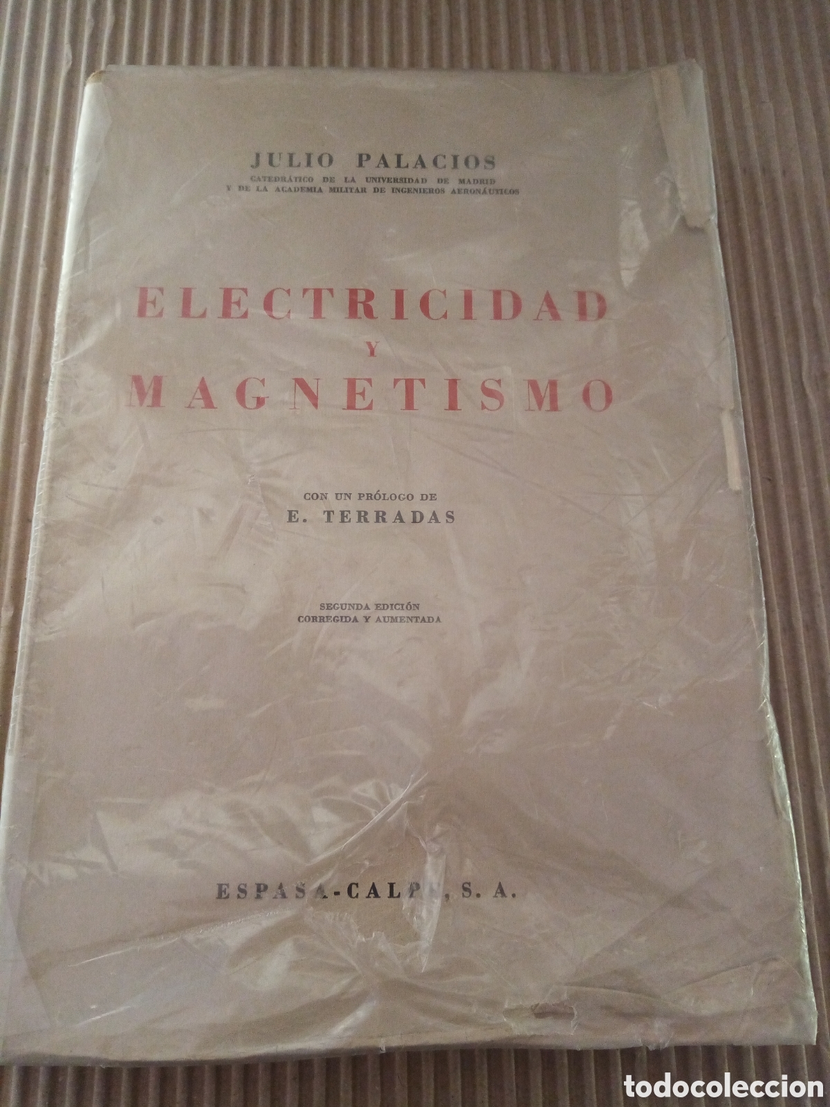 Libros de segunda mano: Electricidad y Magnetismo -Julio Palacios- - Foto 1