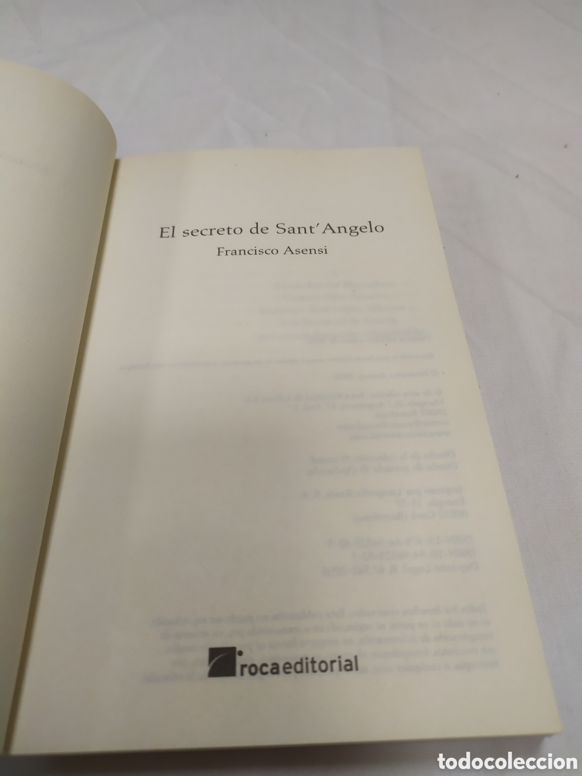 Libros de segunda mano: El secreto de SantAngelo. Francisco Asensi, 2006 - Foto 3