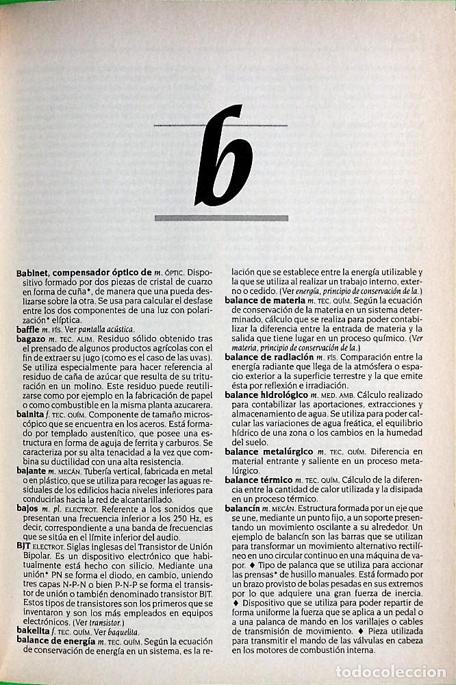 Libros de segunda mano: Diccionario de tecnolog&iacute;a - RBA / Larousse - Foto 4