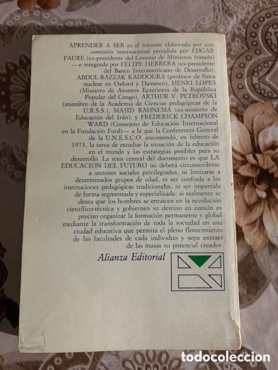 Libros de segunda mano: Aprender a ser. La educaci&oacute;n del futuro. AA. VV. - Foto 2