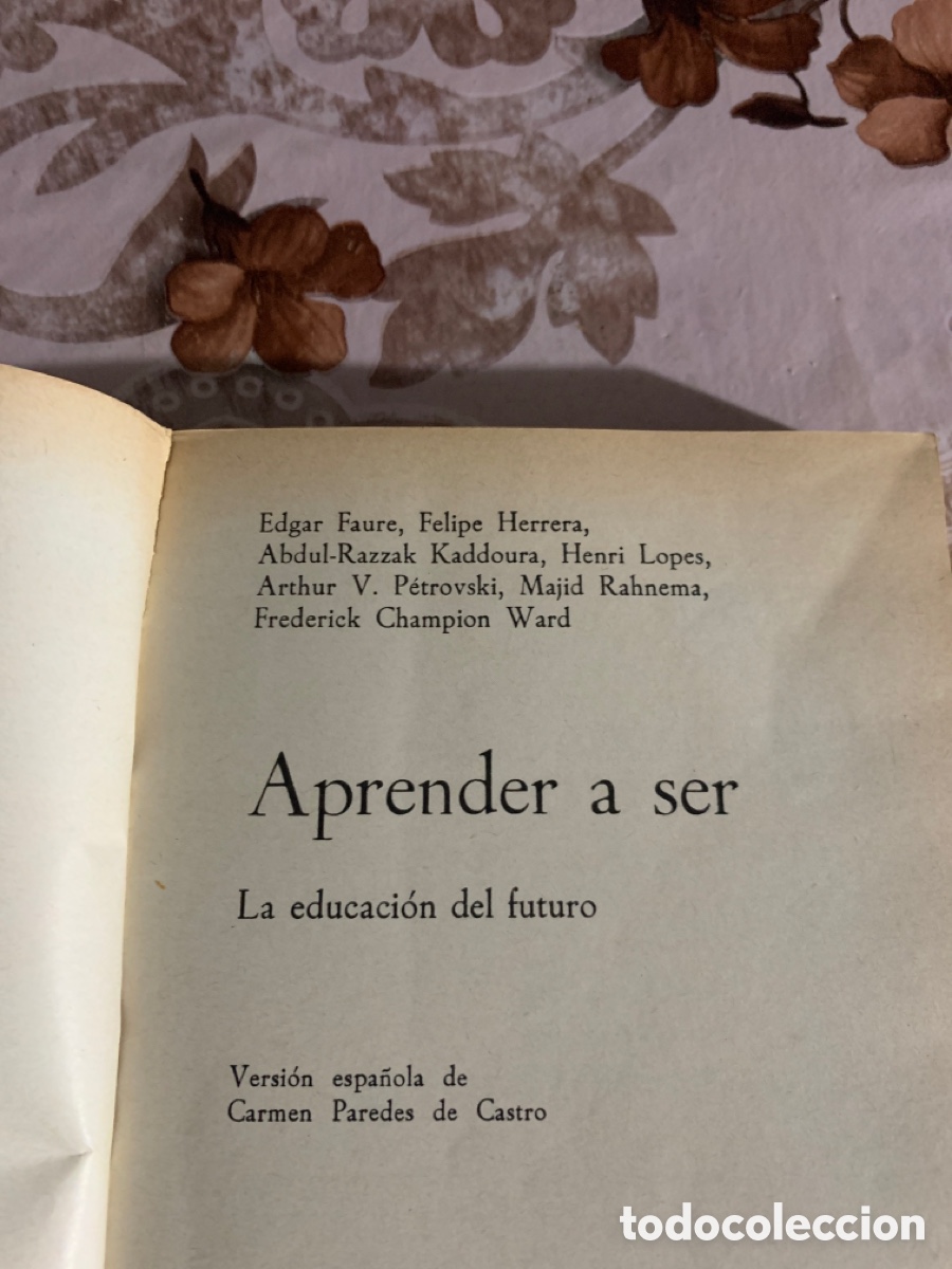 Libros de segunda mano: Aprender a ser. La educaci&oacute;n del futuro. AA. VV. - Foto 4