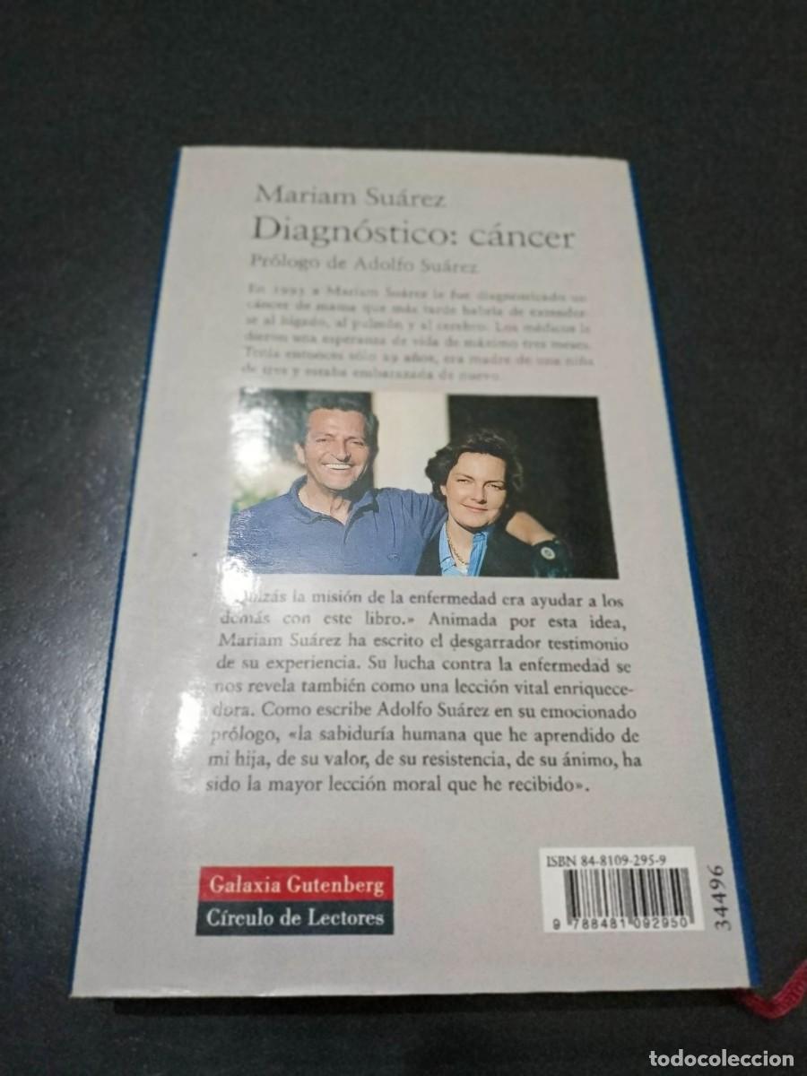 Libros de segunda mano: DIAGNOSTICO: CANCER.- MARIAM SUAREZ - Foto 3