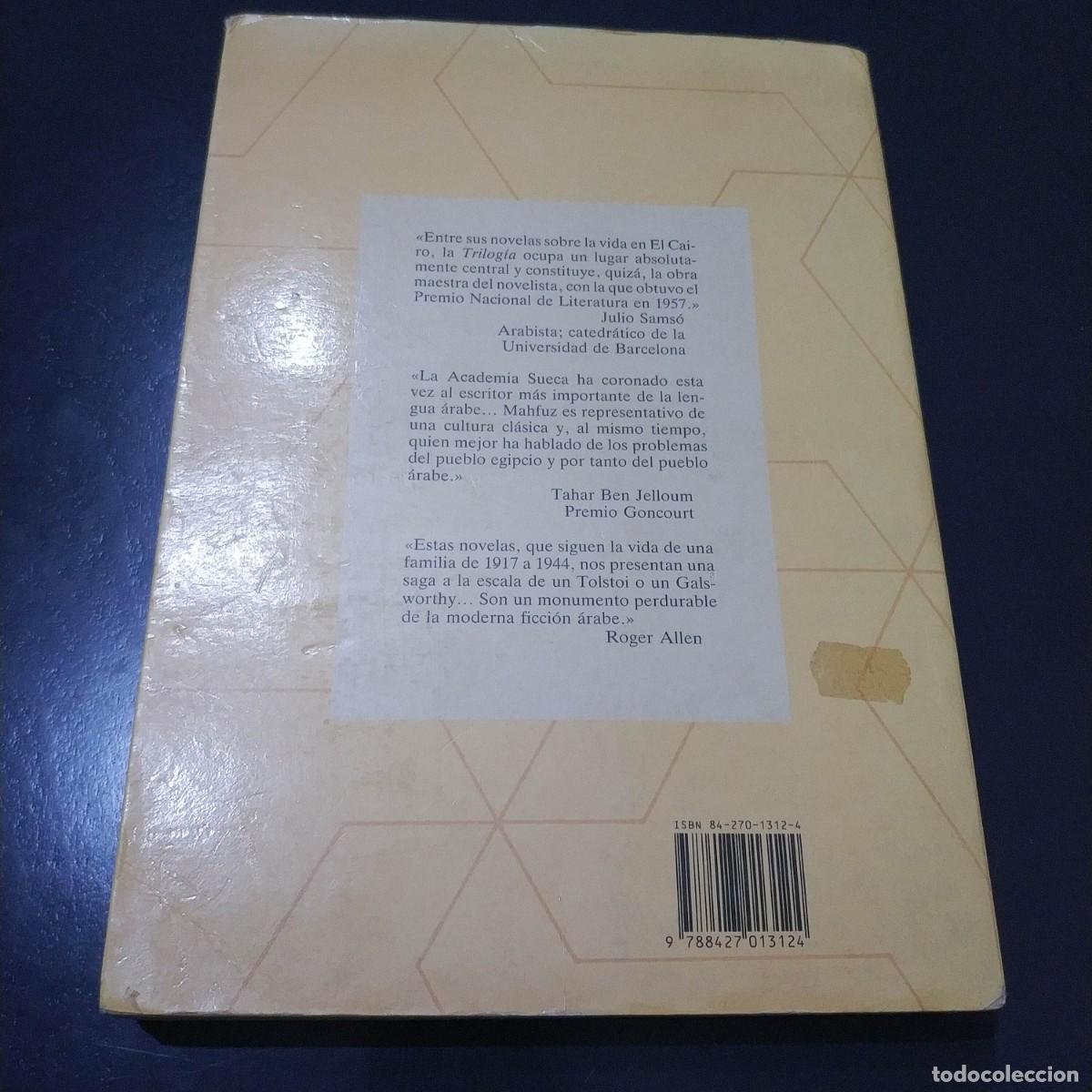 Libros de segunda mano: ENTRE DOS PALACIOS.- NAGUIB MAHFUZ - Foto 4