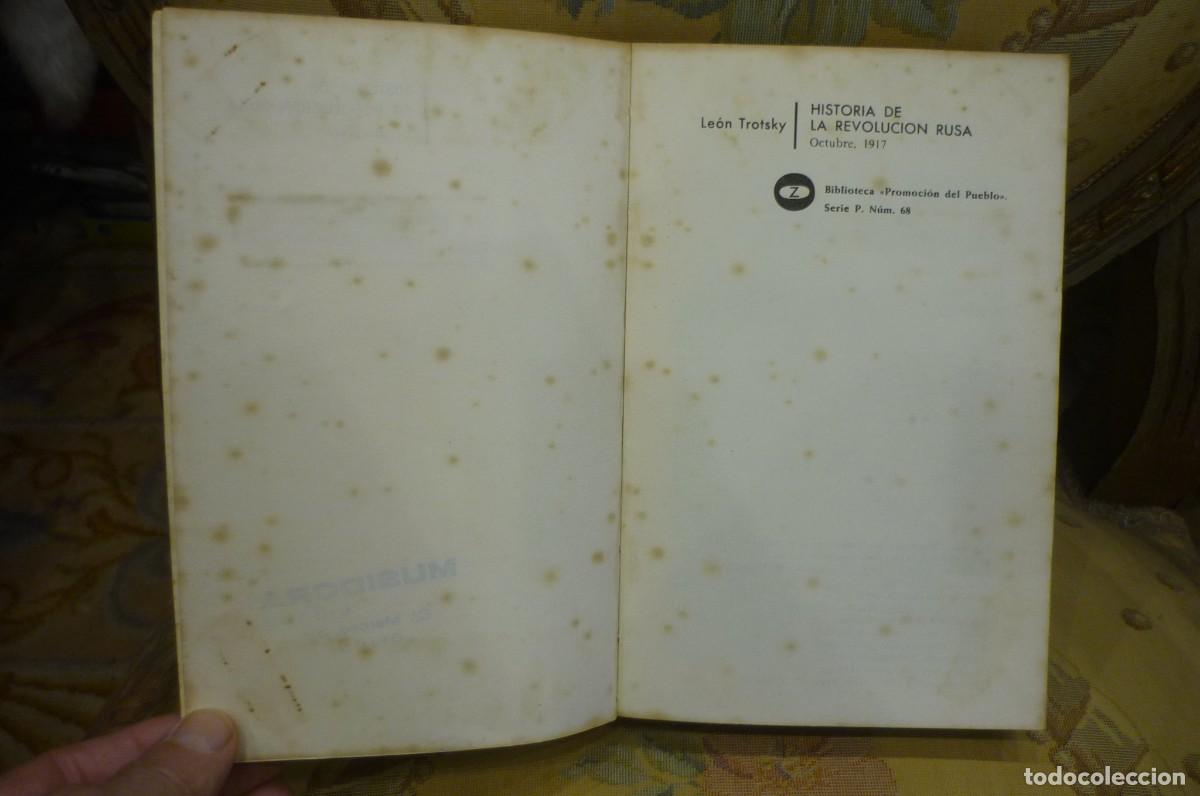 Libros de segunda mano: TROTSKY: HISTORIA DE LA REVOLUCI&Oacute;N RUSA. DOS TOMOS. COMPLETO. ZERO 1973. - Foto 14