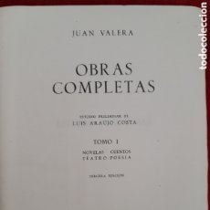 Libros de segunda mano: L-4723. OBRAS COMPLETAS. JUAN VALERA. M. AGUILAR, MADRID, 1947. TOMO 1. Lote 381729779