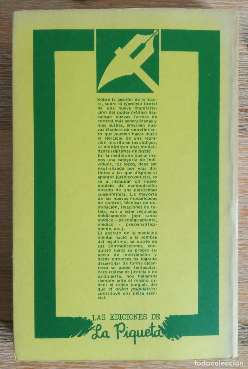 Libros de segunda mano: EL ORDEN PSIQUIATRICO - ROBERT CASTEL - Foto 2