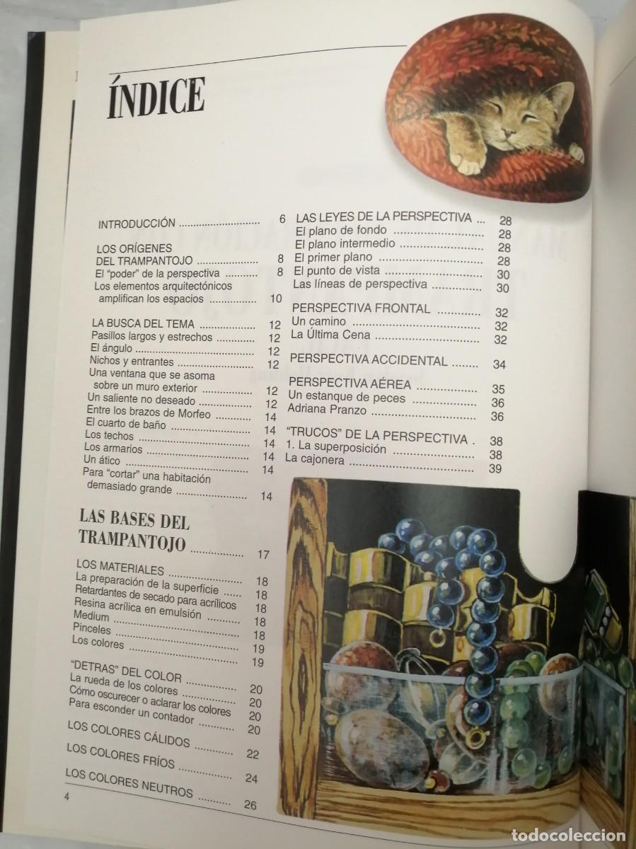 Libros de segunda mano: MANUAL DE DECORACI&Oacute;N CON TRAMPANTOJO F&Aacute;CIL (PRIMERA EDICI&Oacute;N) - Foto 3