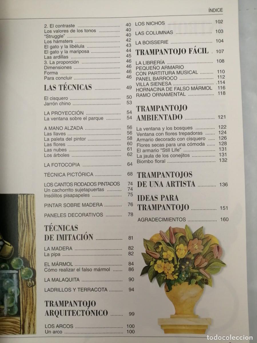 Libros de segunda mano: MANUAL DE DECORACI&Oacute;N CON TRAMPANTOJO F&Aacute;CIL (PRIMERA EDICI&Oacute;N) - Foto 4