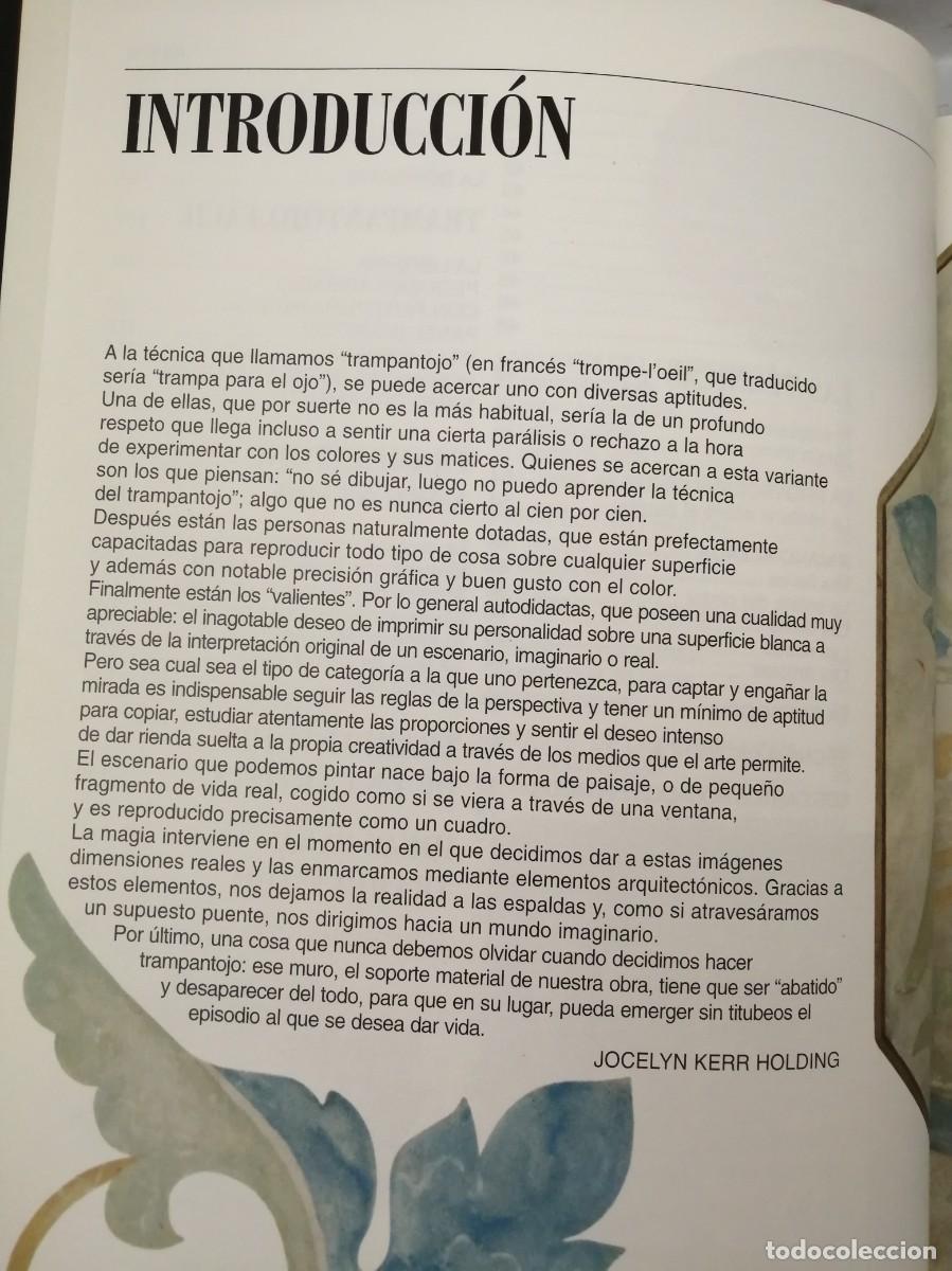 Libros de segunda mano: MANUAL DE DECORACI&Oacute;N CON TRAMPANTOJO F&Aacute;CIL (PRIMERA EDICI&Oacute;N) - Foto 5