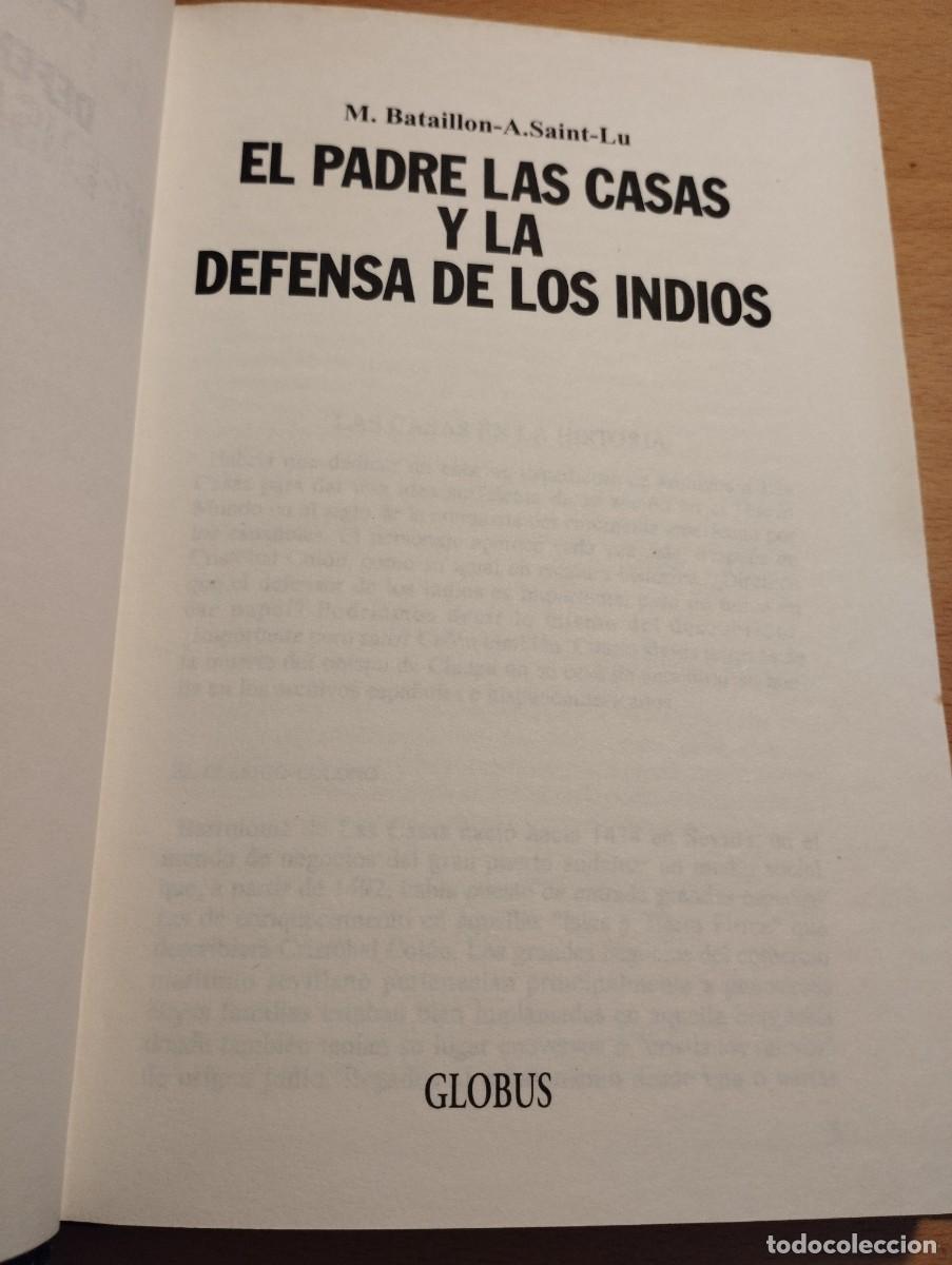 Libros de segunda mano: EL PADRE LAS CASAS Y LA DEFENSA DE LOS INDIOS (M. BATAILLON / A. SAINT-LU) - Foto 2