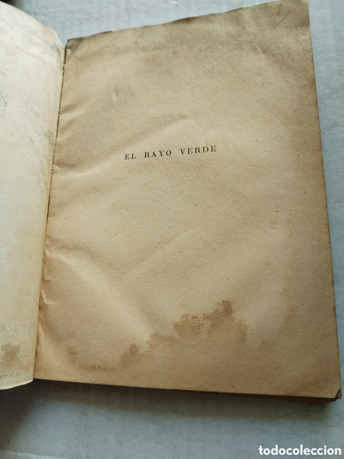 Libros de segunda mano: EL RAYO VERDE/JULIO VERNE - Foto 2