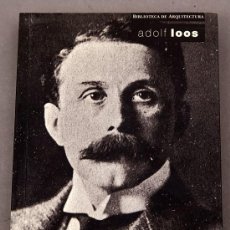 Libros de segunda mano: ADOLF LOOS - ESCRITOS I 1897/1909 - EL CROQUIS EDITORIAL. Lote 381879444