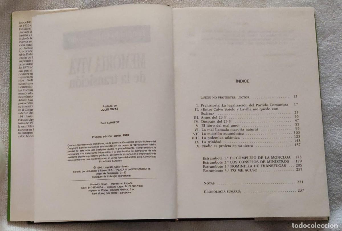 Libros de segunda mano: MEMORIA VIVA DE LA TRANSICI&Oacute;N. - Foto 4