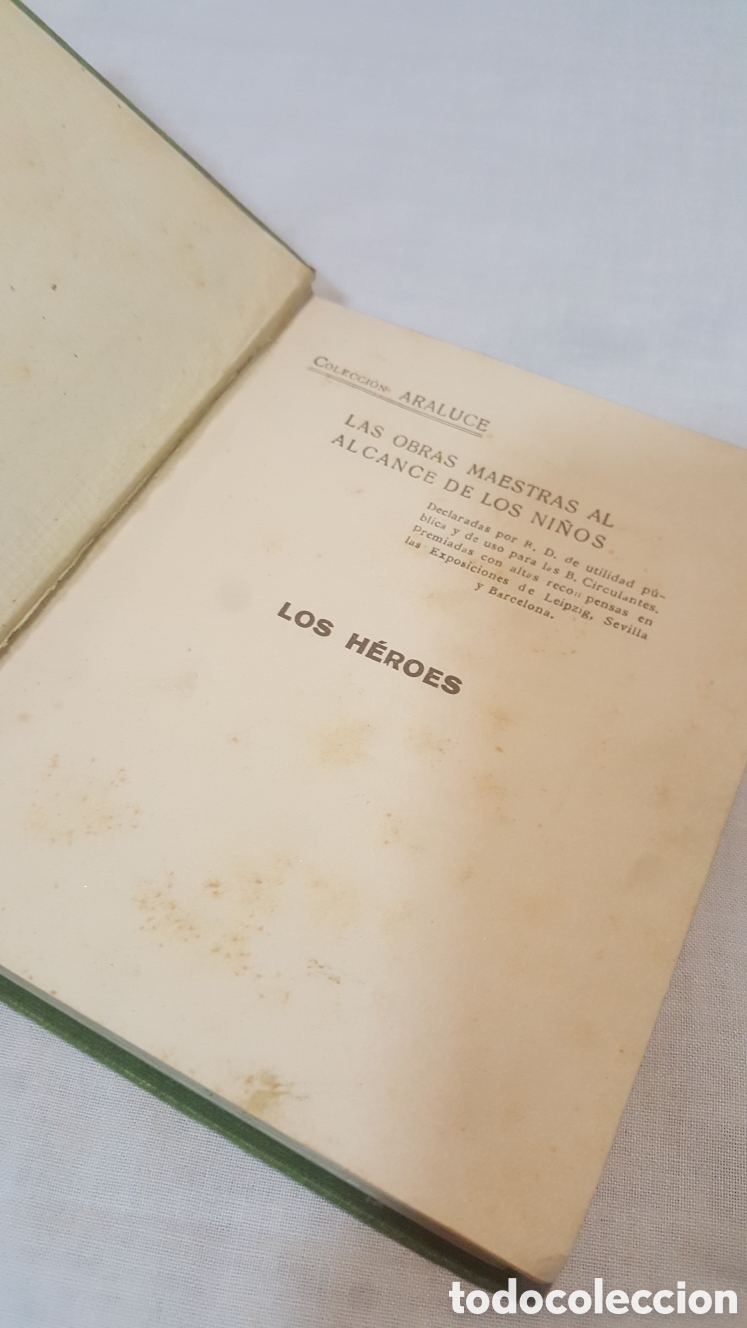 Libros de segunda mano: LOS H&Eacute;ROES COLECCI&Oacute;N ARALUCE - Foto 4