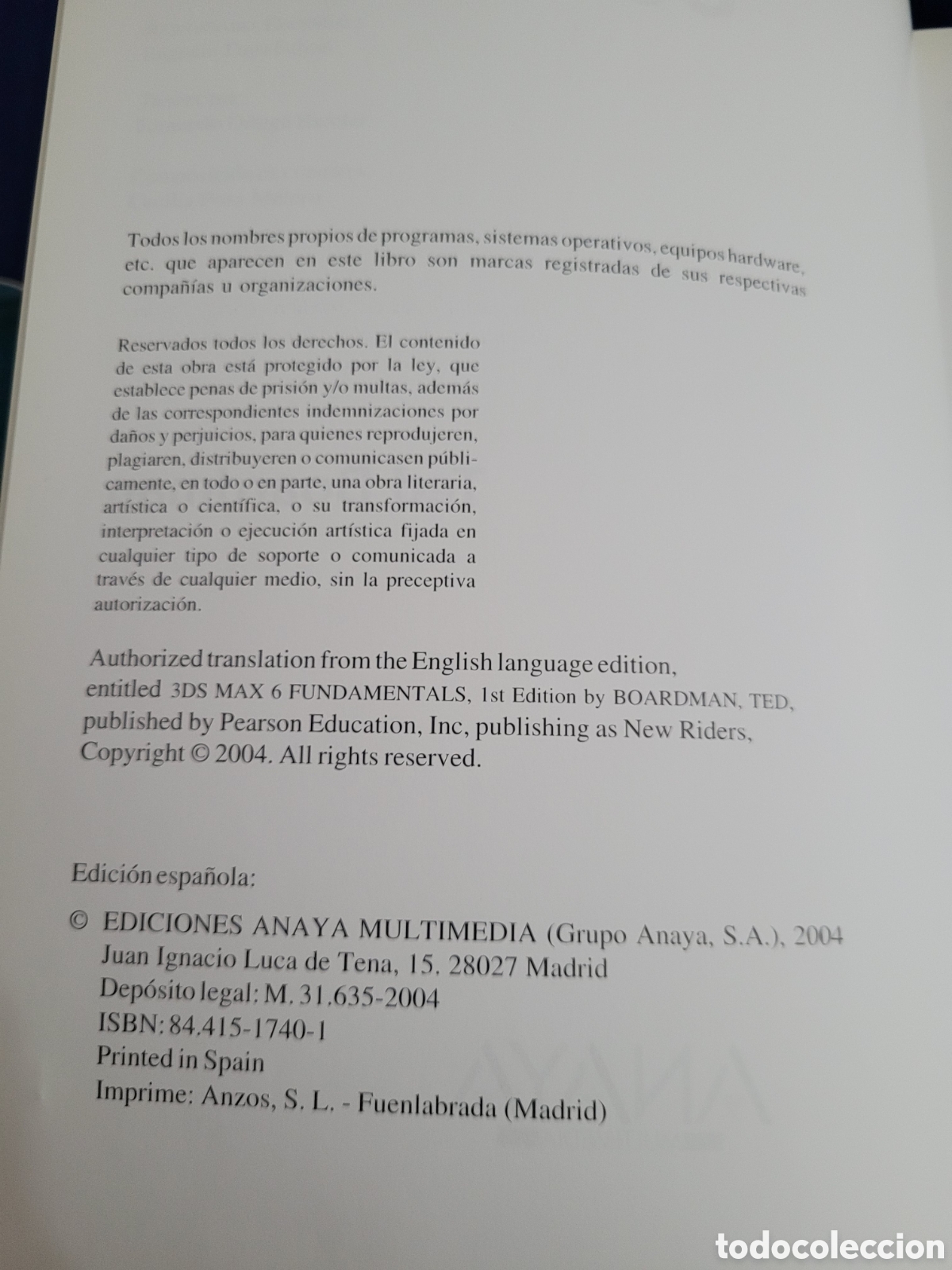Libros de segunda mano: 3 DS MAX 6 INCLUYE CD ROM ANAYA MULTIMEDIA 2004 - Foto 4
