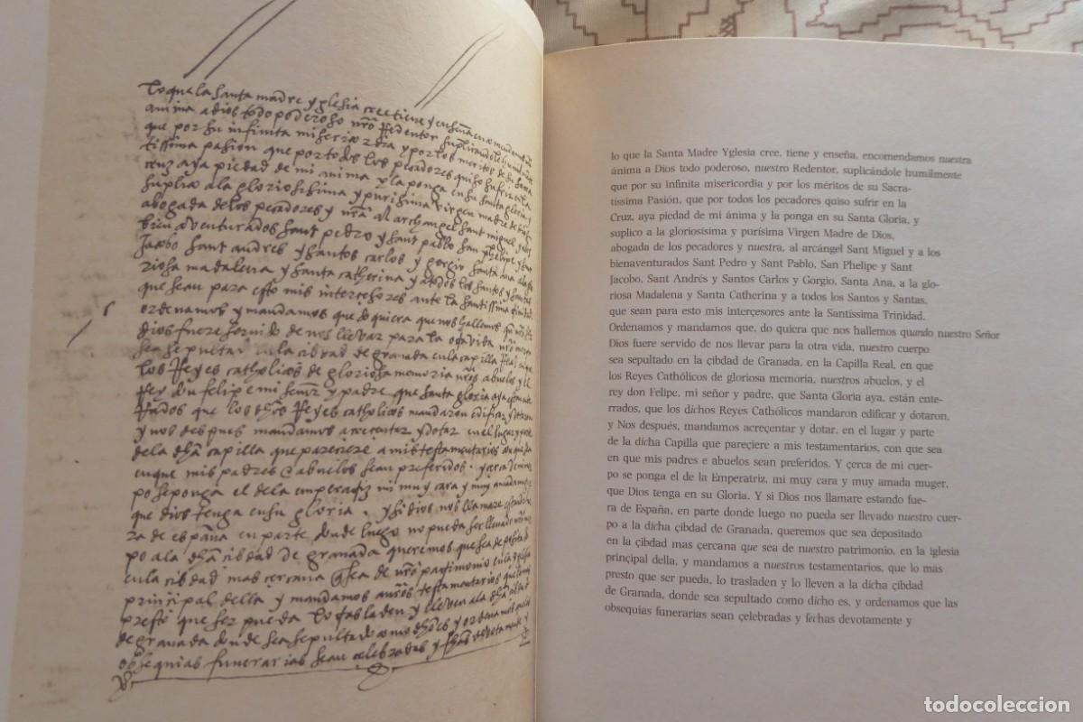 Libros de segunda mano: Testamentos de los Reyes de la casa de Austria. (5 vols.) Ed. facs&iacute;mil - Foto 3