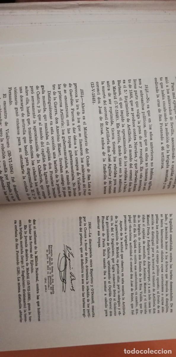 Libros de segunda mano: HISTORIA DE LA ARTILLER&Iacute;A ESPA&Ntilde;OLA . Vig&oacute;n, Jorge - Foto 4