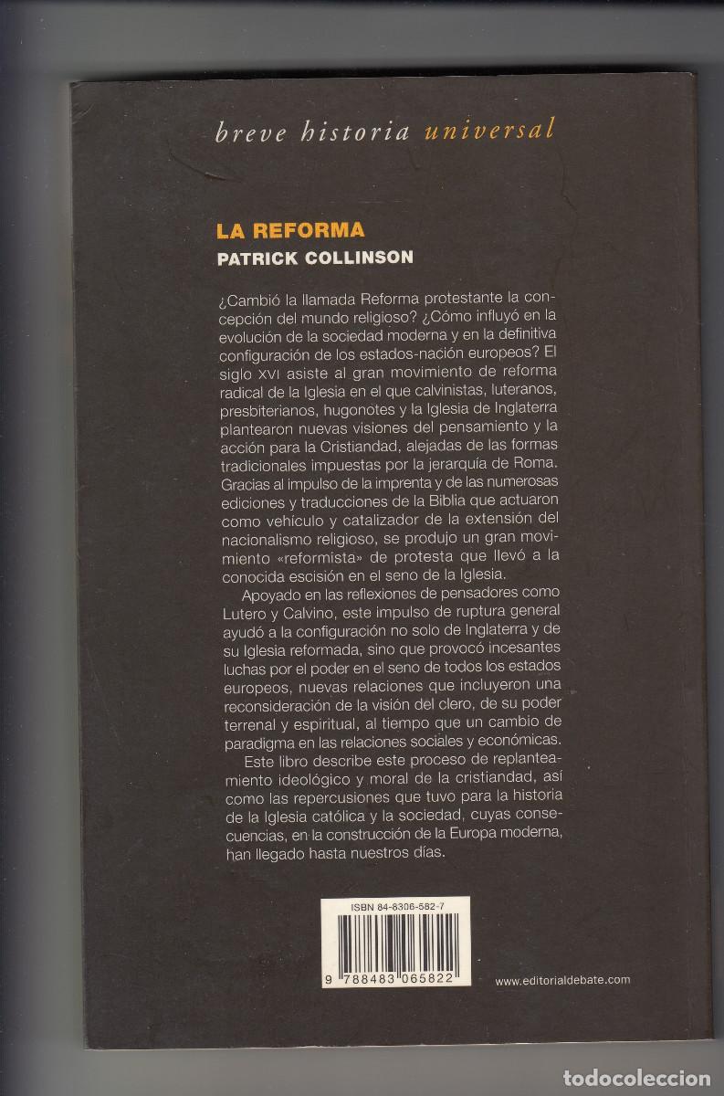 Libros de segunda mano: LA REFORMA, PATRICK COLLINSON, Env&iacute;o gratis - Foto 2