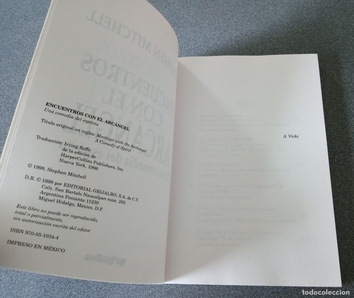 Libros de segunda mano: Encuentros Con El Arc&aacute;ngel Stephen Mitchell - Foto 4