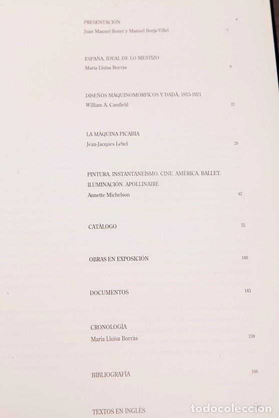 Libros de segunda mano: Francis Picabia - M&Aacute;QUINAS Y ESPA&Ntilde;OLAS - IVAM - Foto 5