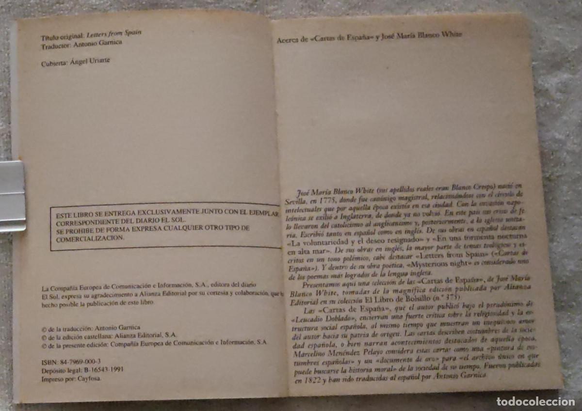 Libros de segunda mano: CARTAS DE ESPA&Ntilde;A. - Foto 3