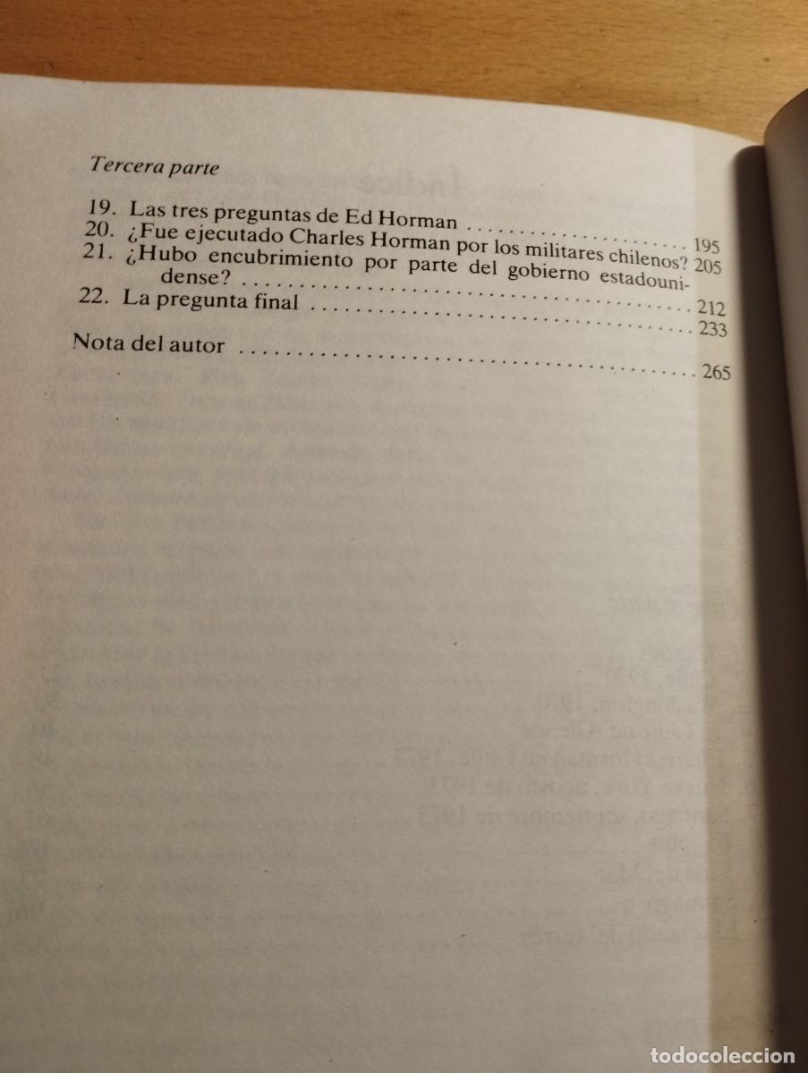 Libros de segunda mano: DESAPARECIDO (THOMAS HAUSER) - Foto 4