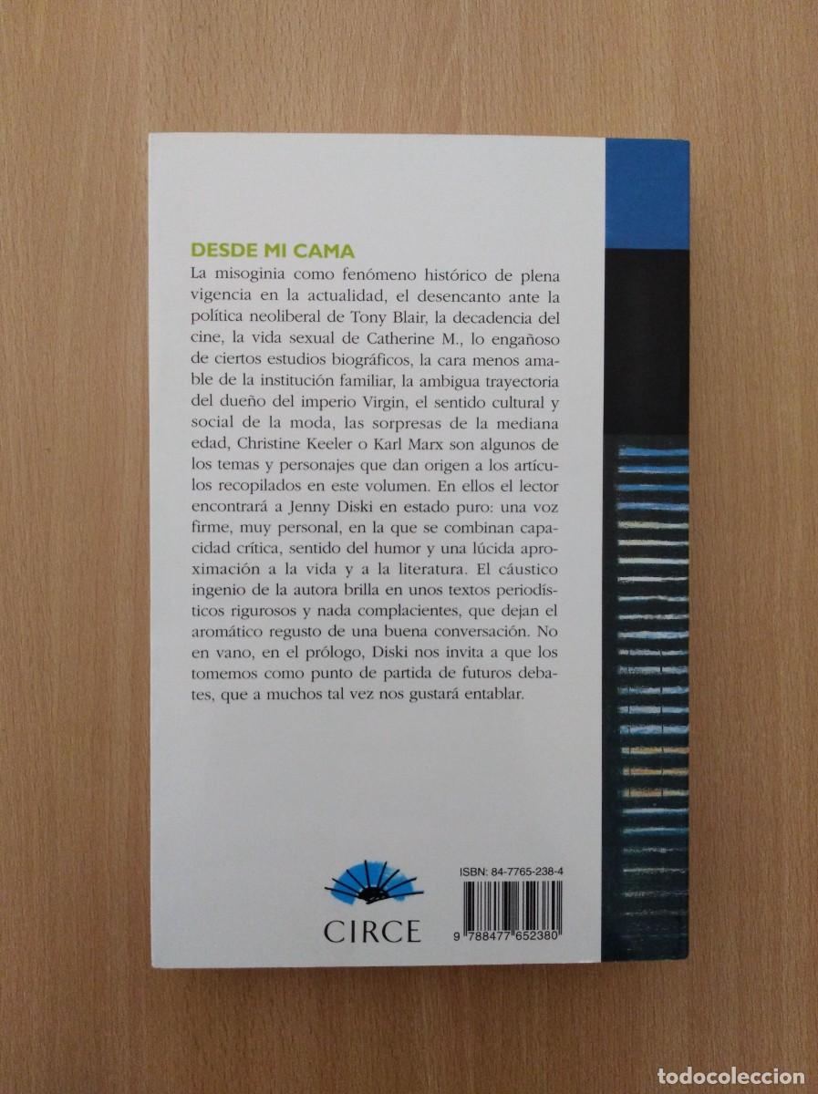 Libros de segunda mano: DESDE MI CAMA. Jenny Diski - Foto 2