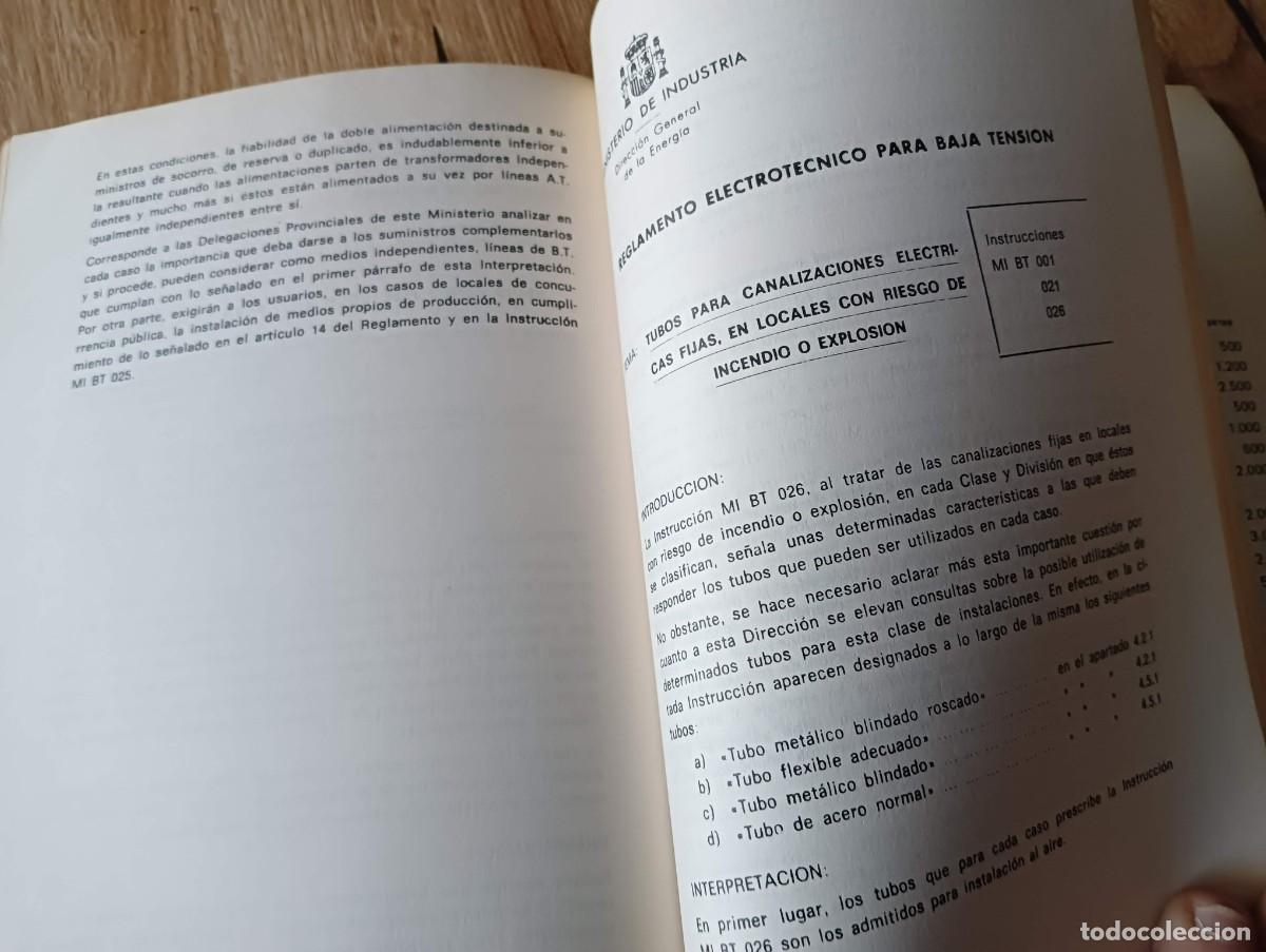 Libros de segunda mano: RBT Reglamento electrot&eacute;cnico para baja tensi&oacute;n - Foto 5