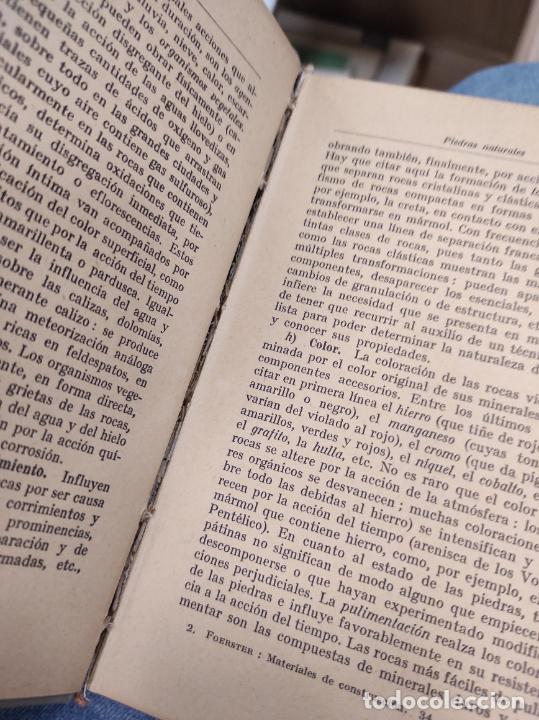 Libros de segunda mano: MATERIALES DE CONSTRUCCION - M FOERSTER - Foto 3
