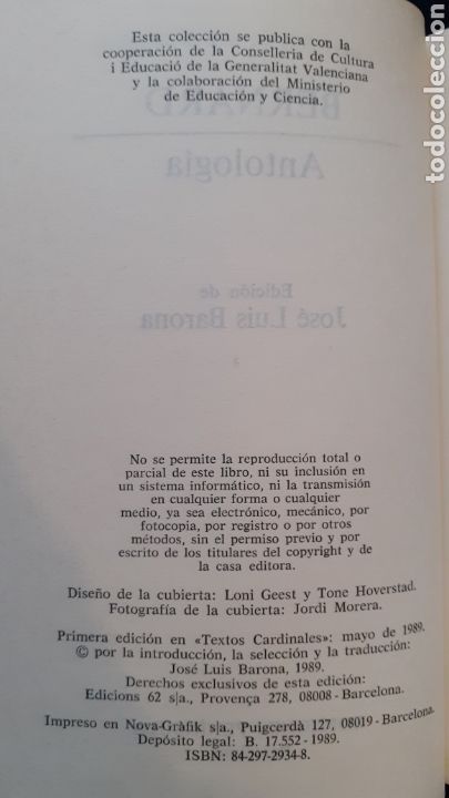 Libros de segunda mano: BERNARD - EDICI&Oacute;N DE JOS&Eacute; LUIS BARONA / TEXTOS CARDINALES - Foto 4