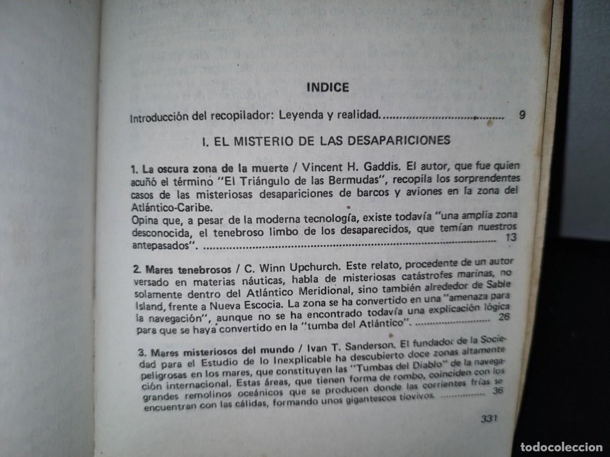 Libros de segunda mano: 54- EL ENIGMA DEL TRI&Aacute;NGULO DE LAS BERMUDAS - MARTIN EBON - PRIMERA EDICI&Oacute;N 1977 - Foto 7