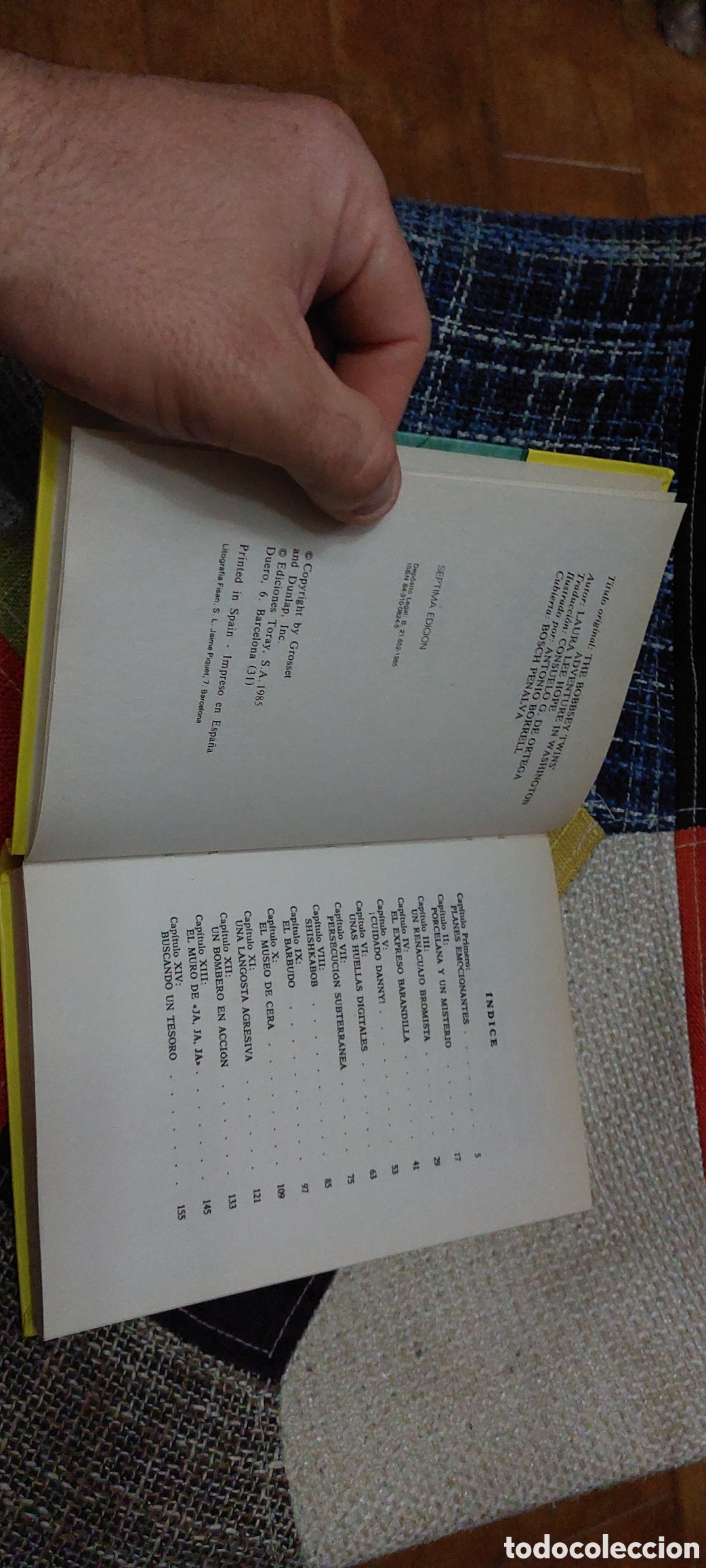 Libros de segunda mano: Libro Los Gemelos y el Platillo Volador -Editorial Toray- L.L. Hope - Foto 5
