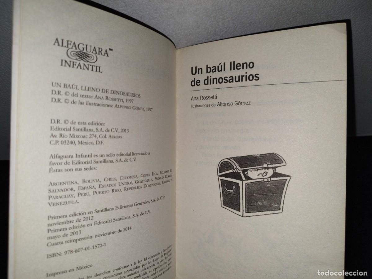 Libros de segunda mano: 54- UN BA&Uacute;L LLENO DE DINOSAURIOS - ANA ROSSETTI - Foto 6