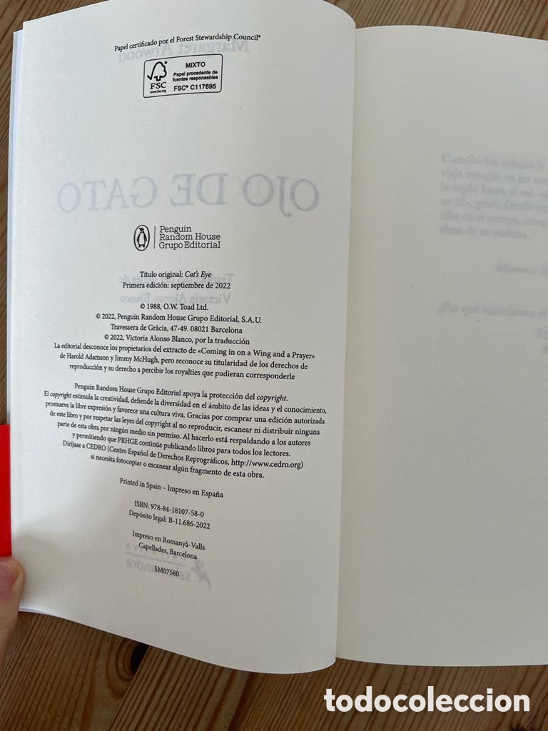 Libros de segunda mano: Ojo de gato de Margaret Atwood - Foto 3