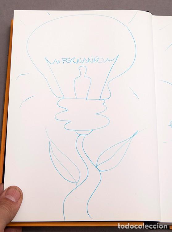 Libros de segunda mano: MANUEL SAEZ - IVAM - 2001 - Dibujo y dedicatoria aut&oacute;grafa - Foto 4