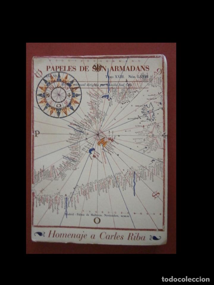 Libri di seconda mano: Homenaje a Carles Riba. Papeles de Son Armadans. N&ordm; LXVIII
