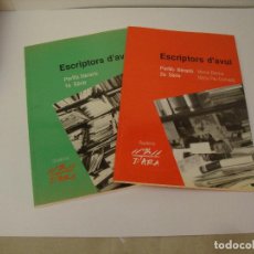 Libros de segunda mano: ESCRIPTORS D'AVUI PERFILS LITERARIS Nº 1 Y 2 PAERIA LLEIDA