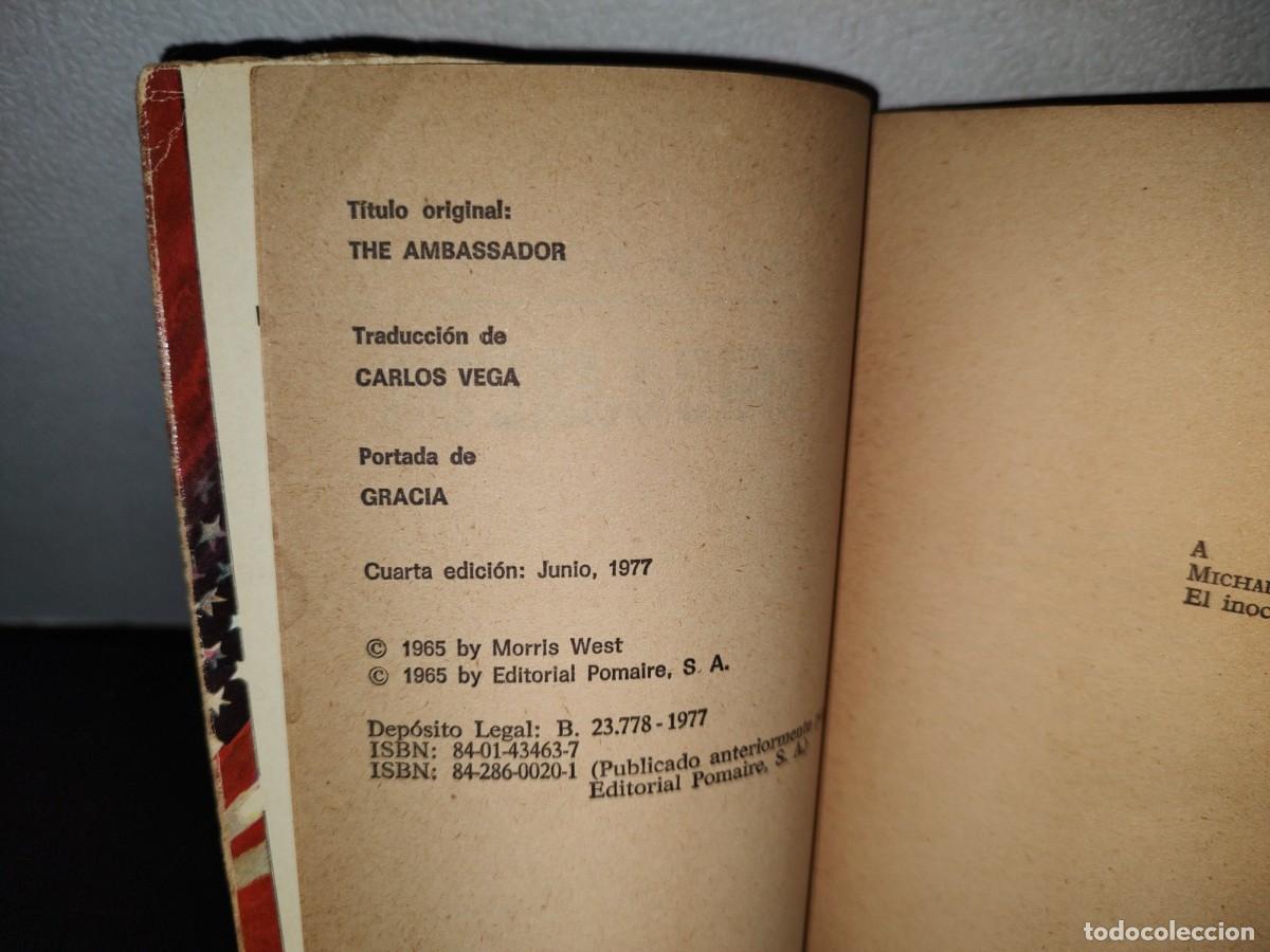 Libros de segunda mano: 54- EL EMBAJADOR - MORRIS WEST - Foto 3