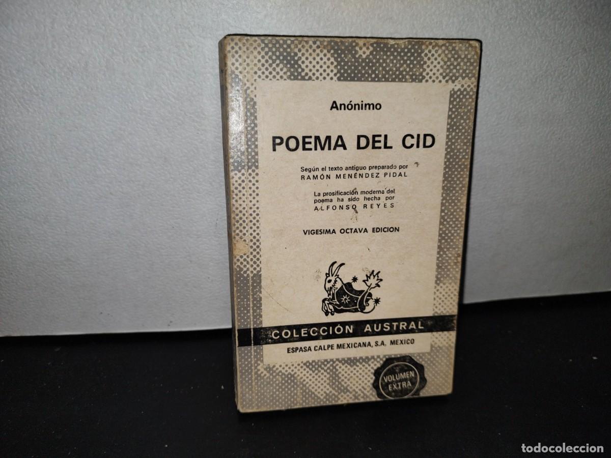 Libros de segunda mano: 54- POEMA DEL MIO CID - AN&Oacute;NIMO - COLECCI&Oacute;N AUSTRAL - Foto 1