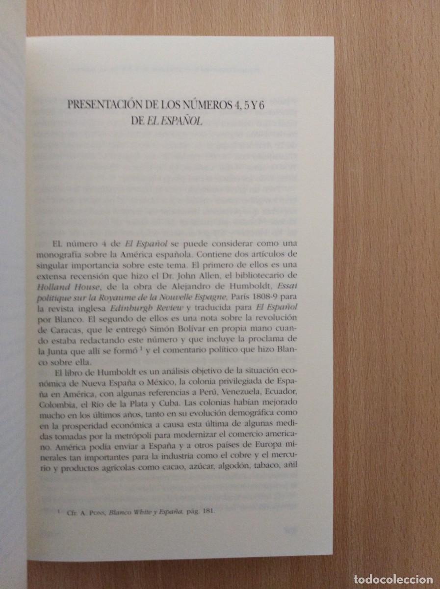 Libros de segunda mano: JOS&Eacute; BLANCO WHITE. Obras Completas vol. III - Foto 5