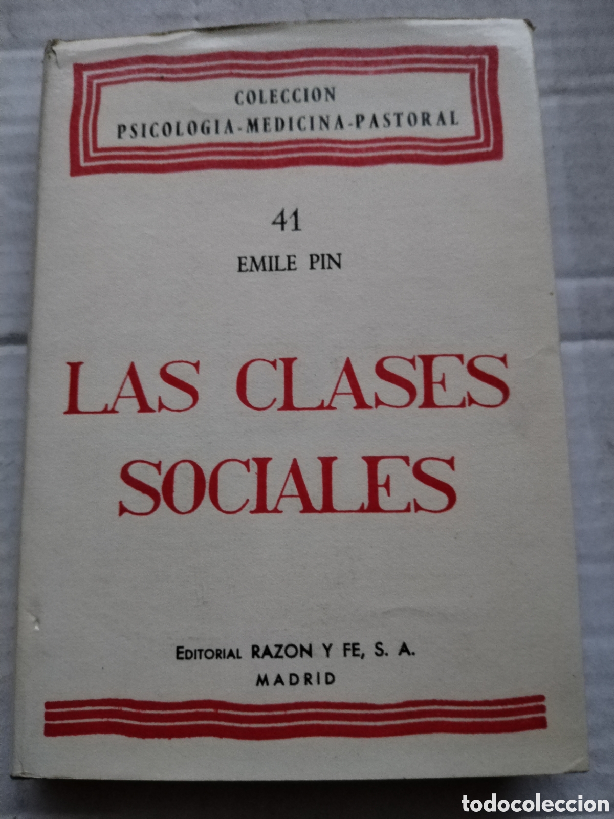 Libros de segunda mano: LAS CLASES SOCIALES/EMILE PIN - Foto 1