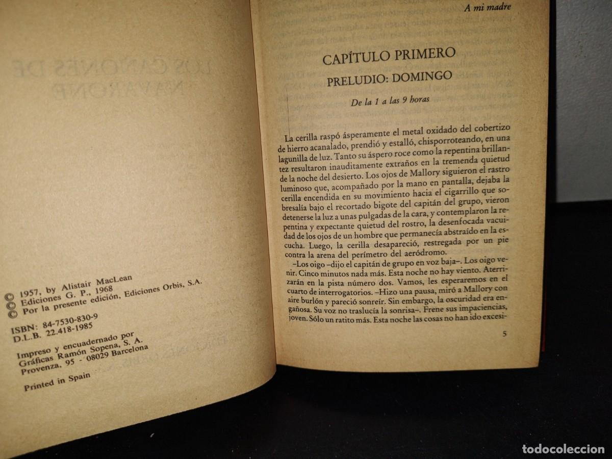 Libros de segunda mano: 54- LOS CA&Ntilde;ONES DE NAVARONE - ALISTAIR MACLEAN - Foto 4