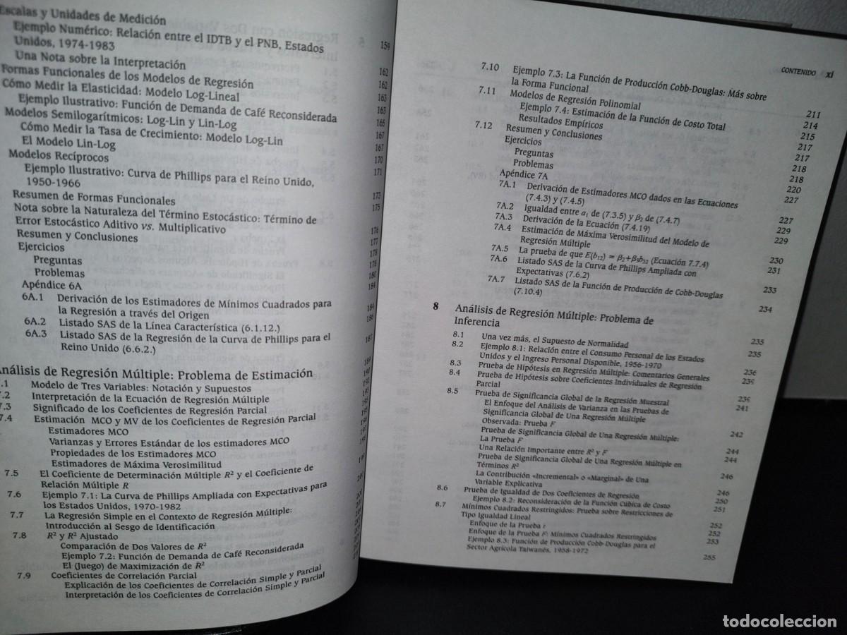 Libros de segunda mano: 55- ECONOMETR&Iacute;A. TERCERA EDICI&Oacute;N - DAMODAR N. GUJARATI - Foto 7