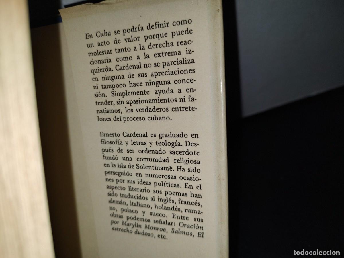 Libros de segunda mano: 55- ERNESTO CARDENAL EN CUBA - 1979 - Foto 4