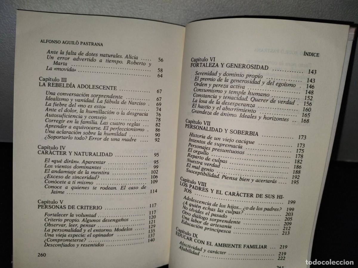 Libros de segunda mano: 55- EDUCAR EL CAR&Aacute;CTER - ALFONSO AGUIL&Oacute; - Foto 6