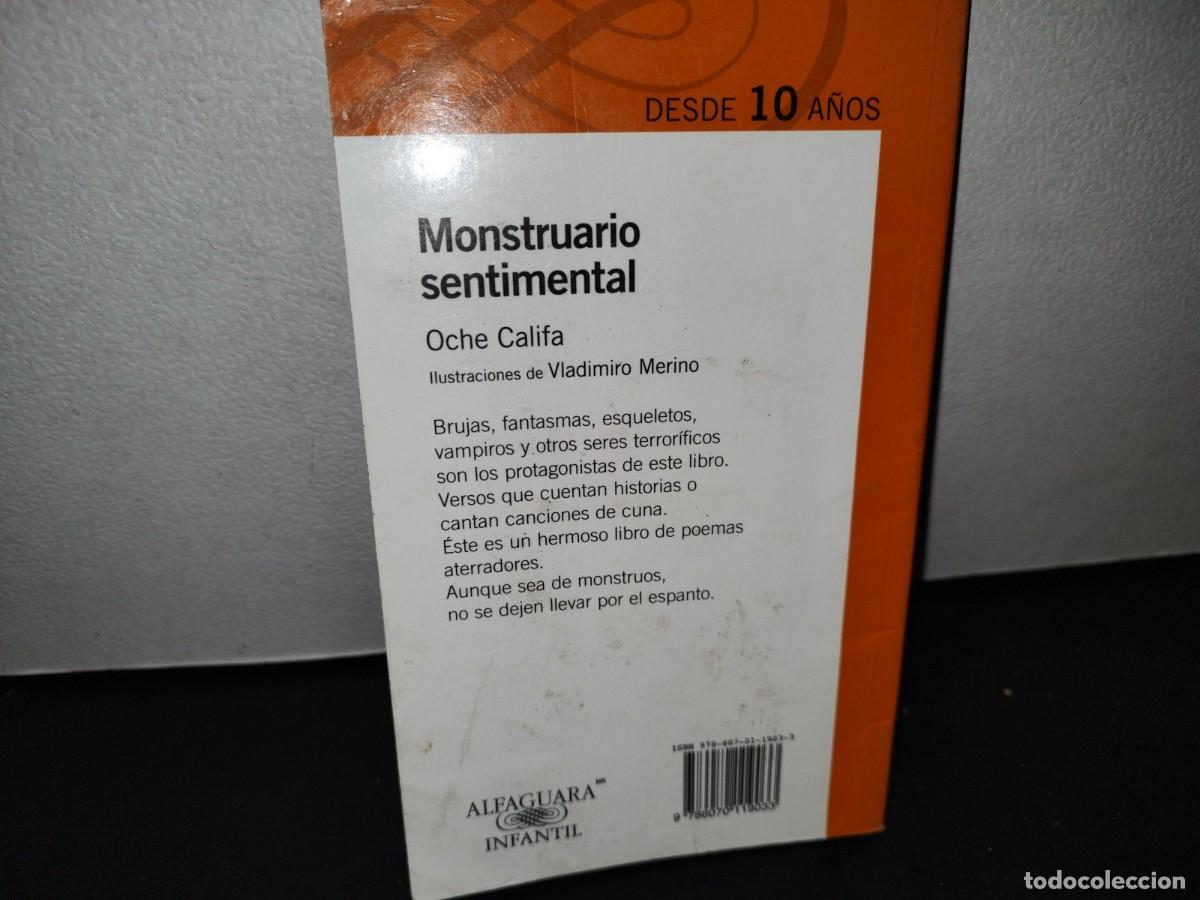Libros de segunda mano: 55- MONSTRUARIO SENTIMENTAL - OCHE CALIFA - Foto 3