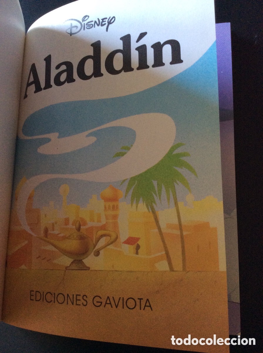 Libros de segunda mano: Aladd&iacute;n Disney edici&oacute; en catal&agrave; Ediciones Gaviota 1993 - Foto 3
